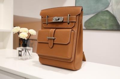 wholesale quality hermes hac a dos pm multipockets fauve togo phd